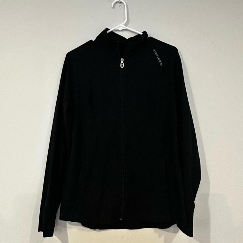 Women's Under Armour Black Full Zip Size Small‎
